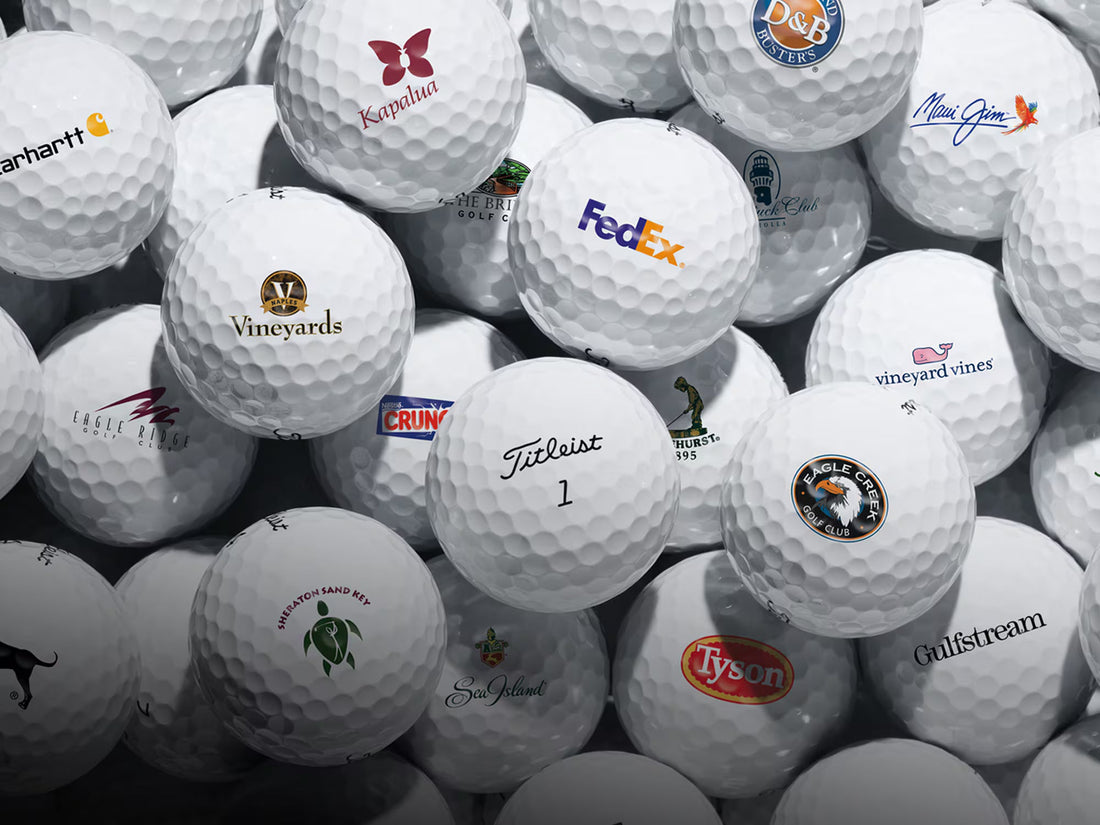 Welke formaten logo’s kunnen gedrukt worden op golfballen?