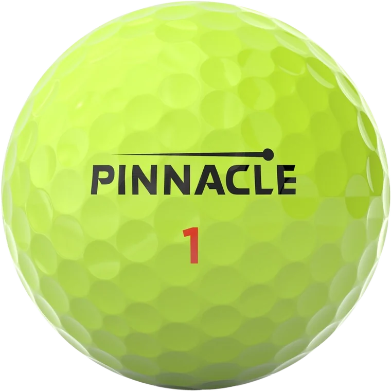 Pinnacle Soft golfbal, geel