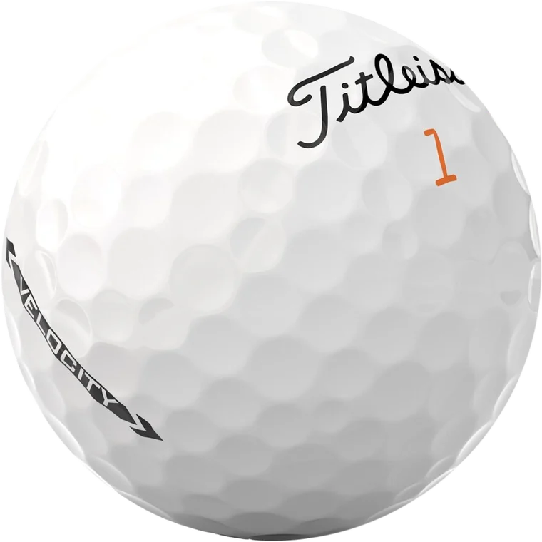 Titleist Velocity golf ball, white