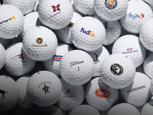 Welke formaten logo’s kunnen gedrukt worden op golfballen?