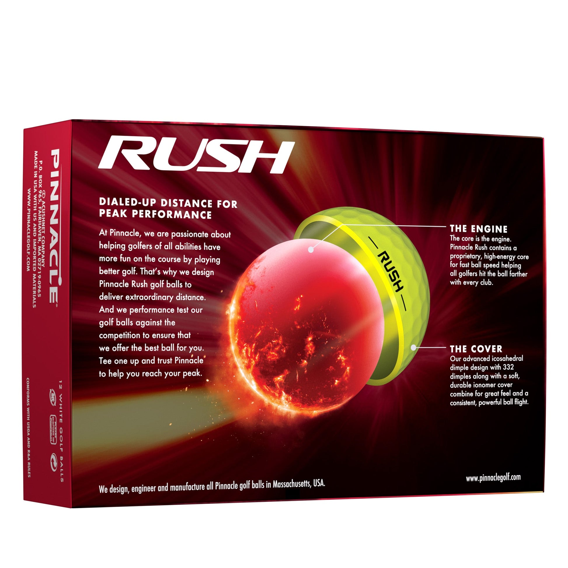 Pinnacle Rush met bedrukking MrGolfbal